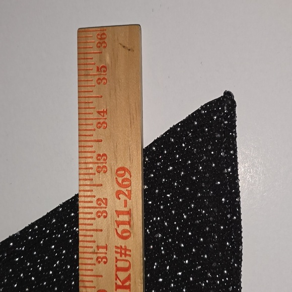 Ruby Red Black Tunic Silver Metallic Embellishments 3/4 Sleeve Womens Size 2x - Picture 15 of 15